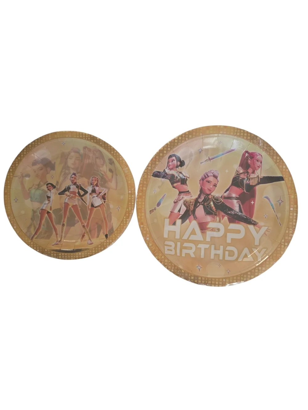 ✨ (NWT) Gold K-Pop Demon Hunters Birthday Party Supplies